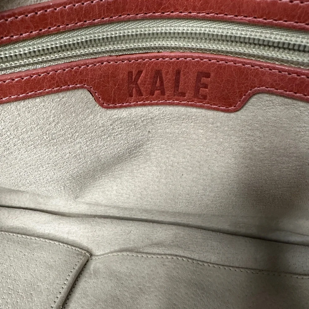 KALE Rose Pink Leather Satchel